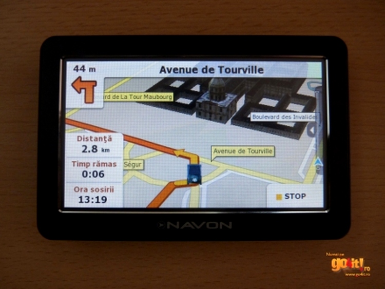 Navon N650 - iGO amigo cu clădiri 3D