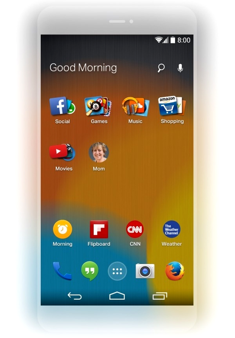 Mozilla Android launcher