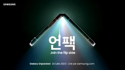 Urmărește LIVE lansarea Samsung Galaxy Z Flip5 și Fold5. VIDEO
