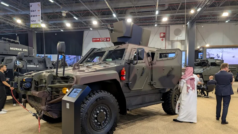 Noile vehicule blindate Cobra II 4x4 vor putea fi văzute pe drumuri publice în aceste zile