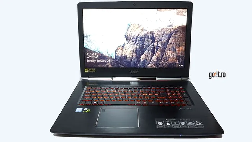 Acer V17 Nitro Black Edition (VN7-793G-706L): un sistem de gaming elegant [REVIEW]