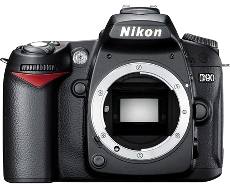 Nikon D90 - aparatul cu obiectivul detasat
