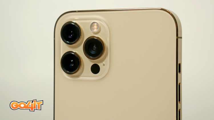 iPhone 12 Pro Max camera standing