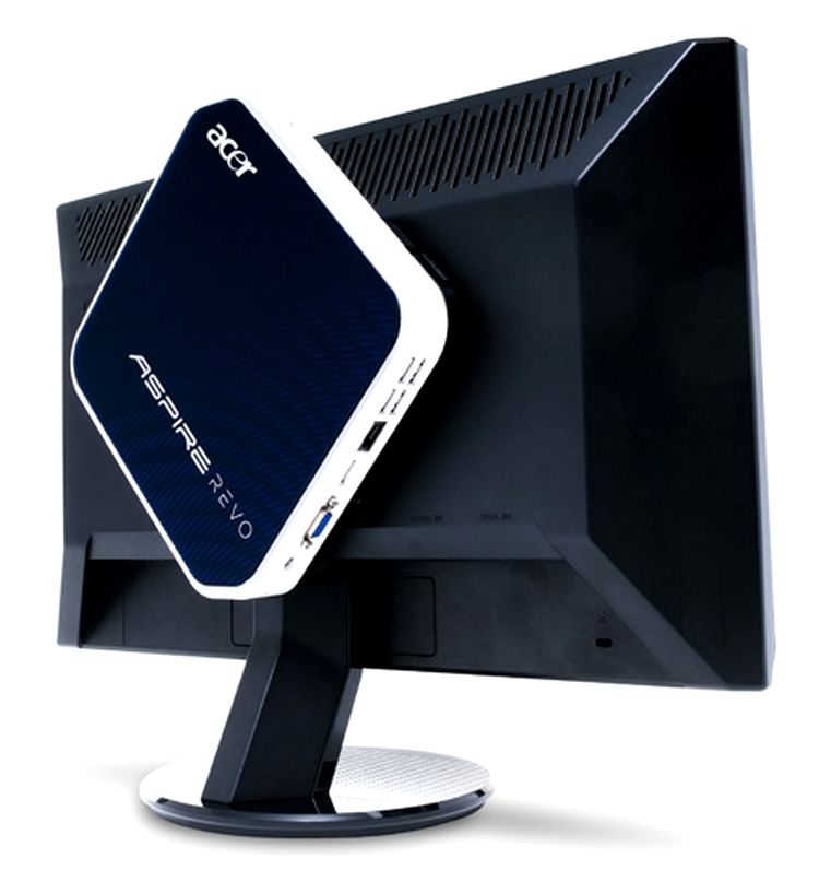 Revo R3600 se poate fixa în spatele unui monitor