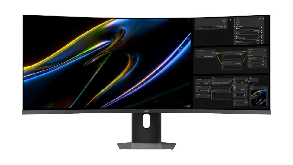 HKC a lansat un monitor de gaming mini-LED cu un format unic, Apocalypse