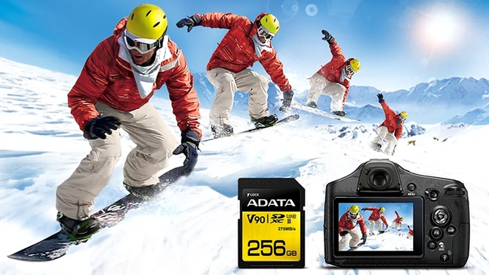 ADATA lansează seria de carduri SD Premier ONE pentru filmări în rezoluţii 4K şi 8K
