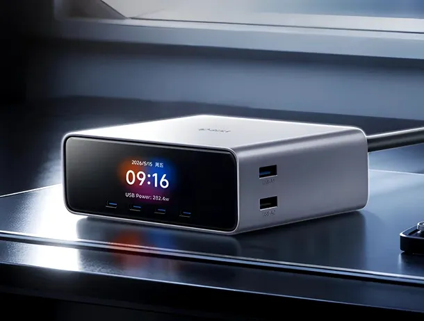 Bull lansează o stație de încărcare de 300 W cu opt porturi, ecran integrat și control prin aplicație