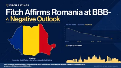România: Fitch Ratings menține ratingul suveran la „BBB-”