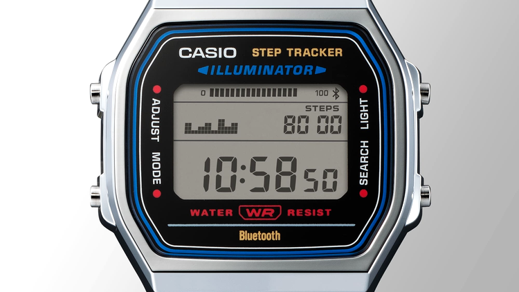 ceas nou casio cu pedometru