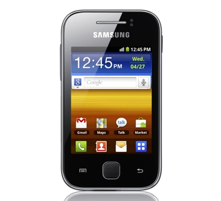 Samsung Galaxy Y are ecran de 3" cu rezoluţie QVGA
