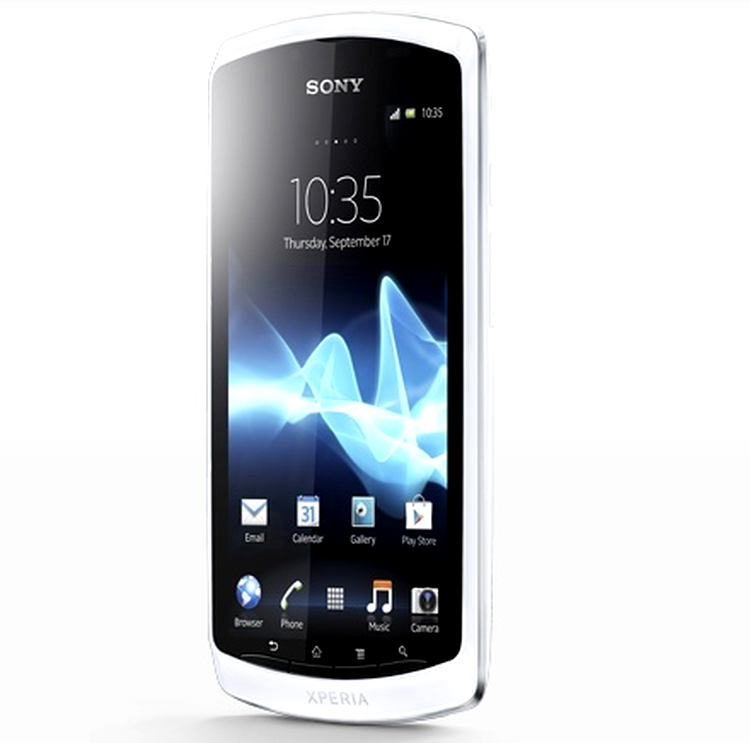 Sony Xperia neo L - carcasa albă