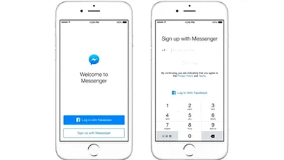 Messenger renunţă la autentificarea obligatorie cu Facebook