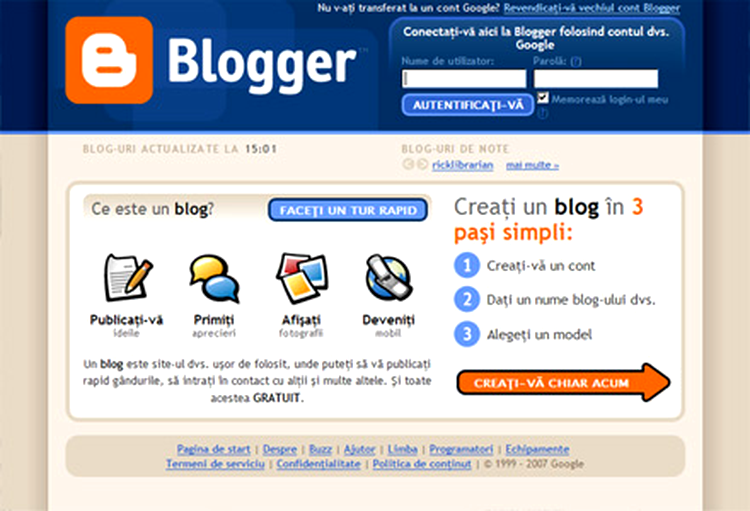 Blogger Google