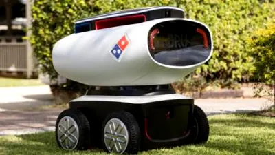 Un mare lanţ de pizzerii testează un robot autonom pentru livrări [VIDEO]