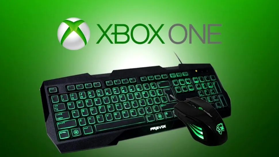 Consolele Xbox One vor putea fi utilizate cu mouse şi tastatură