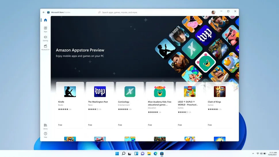 Poți rula acum aplicații Android pe Windows 11 în varianta beta