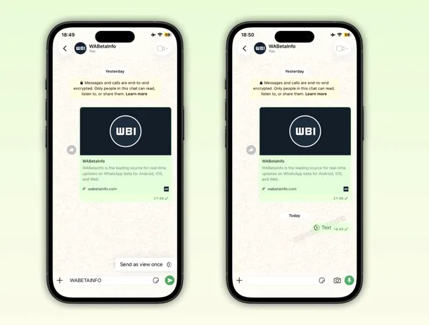 View once: WhatsApp pregătește o nouă funcție pentru mesajele text