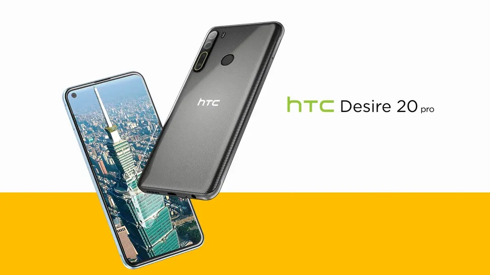 HTC Desire 20 Pro, lansat oficial în câteva țări europene