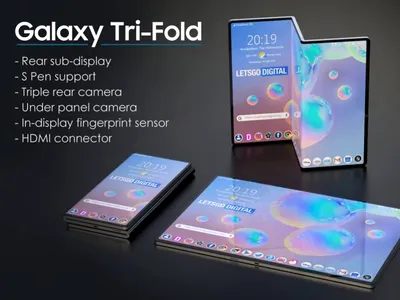 Samsung ar putea pregăti un dispozitiv pliabil „Tri-Fold” cu două balamale