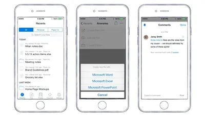 Dropbox va putea să creeze fişiere Office direct din aplicaţia de iOS