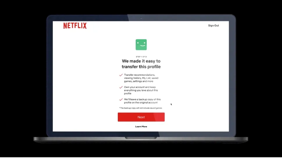 Netflix introduce Profile Transfer. Permite fiecărui profil să își creeze independent un nou cont cu abonament separat