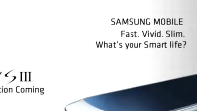 Invitaţie pentru lansarea Samsung Galaxy S III, apărută prea devreme