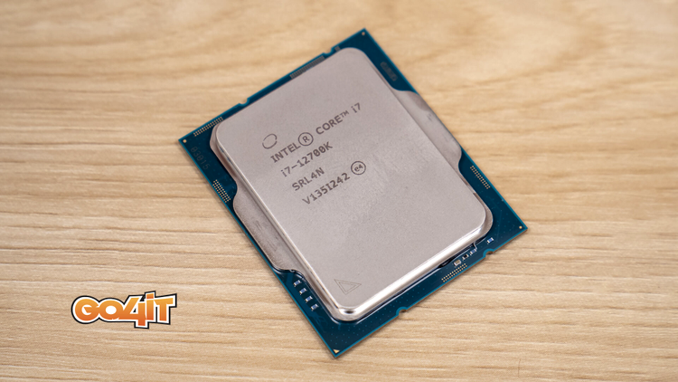 Intel Core i7-12700K front