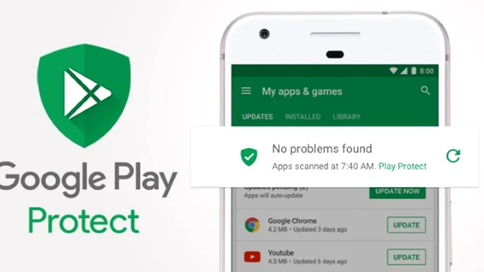 Google Play Protect, serviciul gratuit pus la dispoziţie pentru verificarea aplicaţiilor de Android, aproape inutil