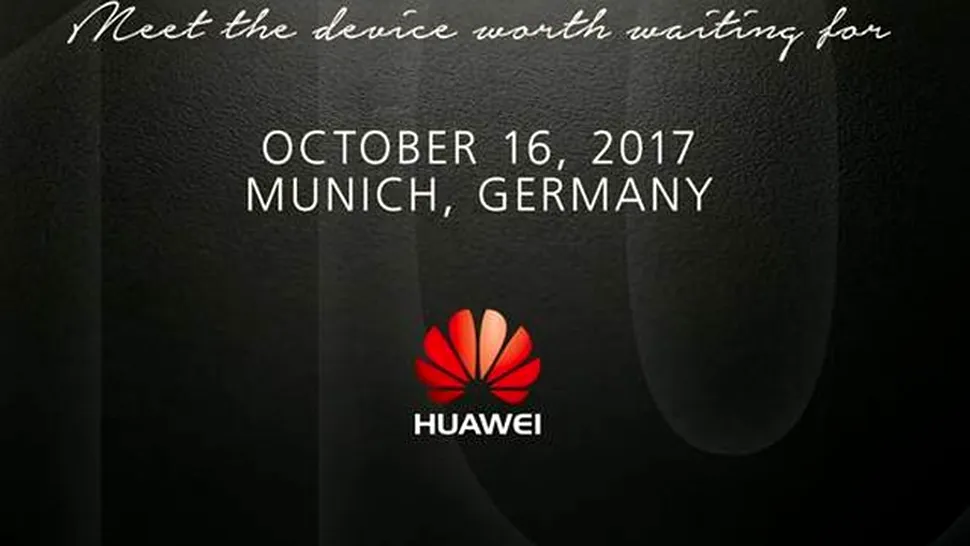 Huawei a anunţat data la care va prezenta modelul Mate 10