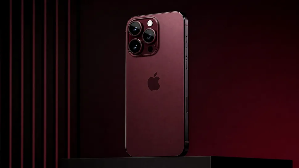 iPhone 18 Pro Max apare într-o culoare spectaculoasă. Primele imagini dezvăluie finisajul Dark Cherry