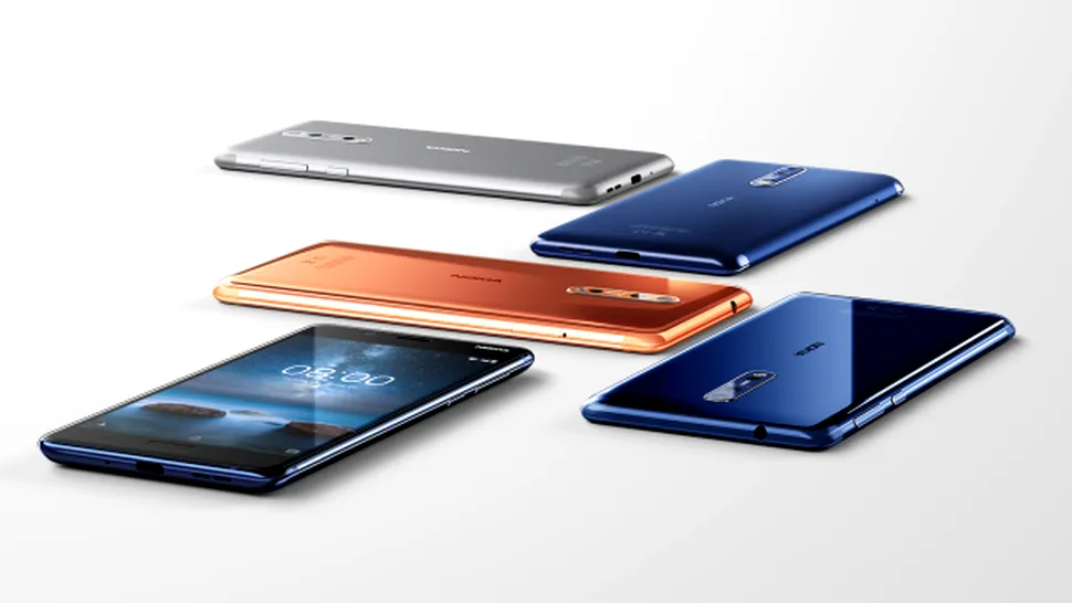 Vârful de gamă Nokia 8 a fost lansat. Smartphone-ul vine cu lentile Zeiss, sistem dual-camera şi Android 7.1.1