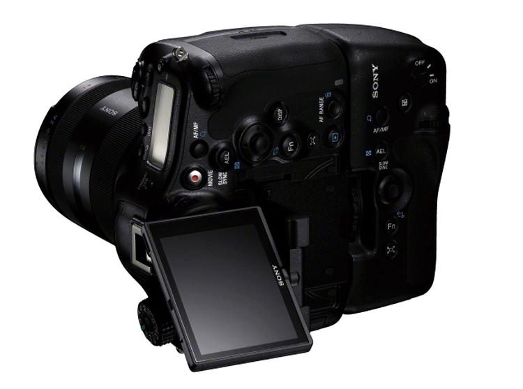 Sony Alpha A99 - cu grip şi ecran rabatabil