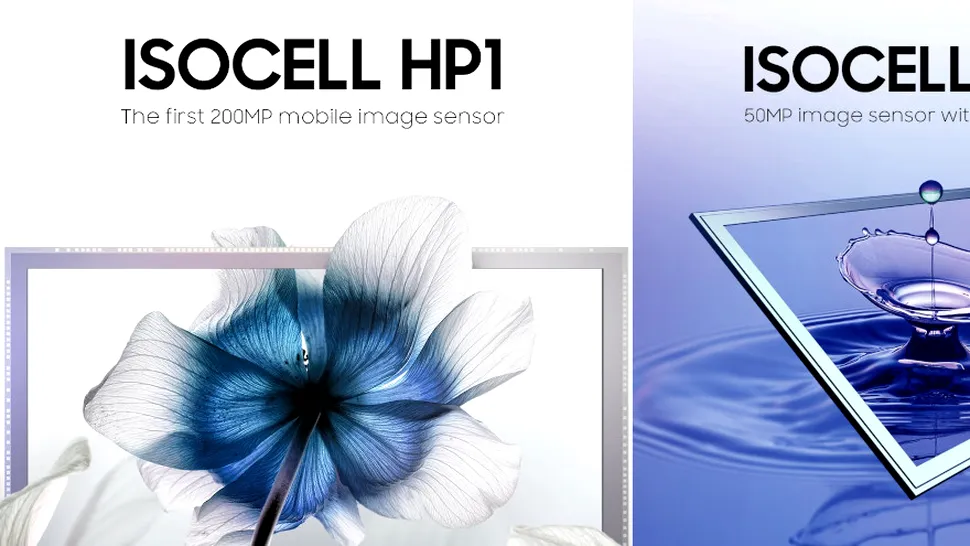 Samsung anunță ISOCELL HP1, primul senzor foto de 200MP pentru dispozitive smartphone
