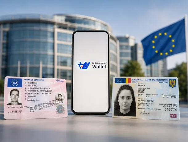 Buletinul, permisul și cardul de sănătate pe telefon: Din 2027 se lansează RO Wallet, portofelul digital al României