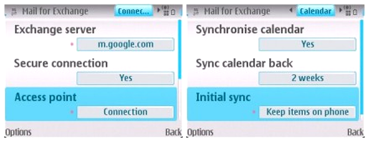 Google Sync pentru Symbian S60