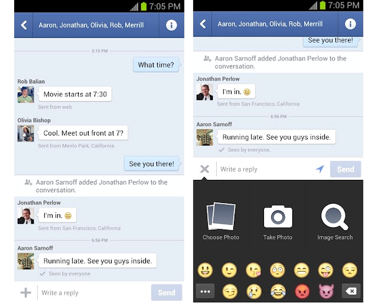  Facebook Messenger pentru Android