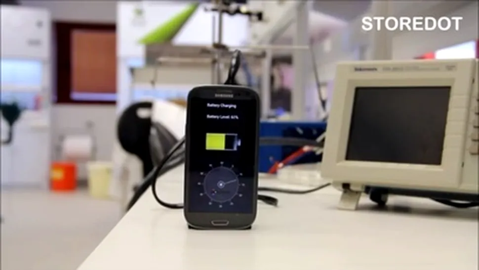StoreDot a prezentat prototipul unei baterii pentru telefon care se încarcă în 30 de secunde