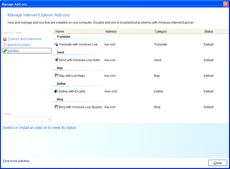 Internet Explorer 8