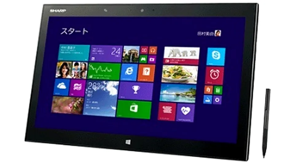 Sharp lansează o tabletă cu ecran de 15.6 inch, suportând rezoluţia 3200x1800