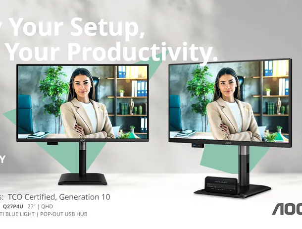 Gama de monitoare P4: soluții profesionale cu 5 ani de garanție, refresh de 120 Hz și hub-uri USB de tip “pop-out”