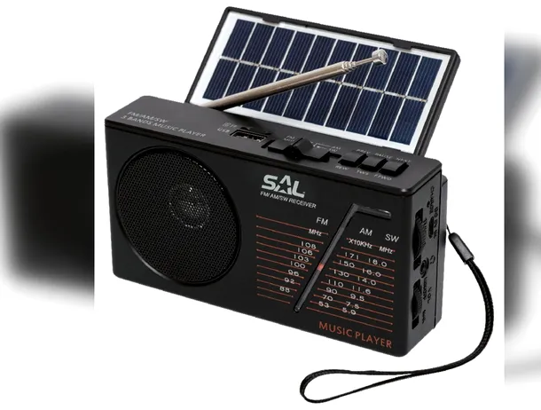 Gadgetul pentru grădină cu panou solar de la Dedeman: Radio portabil cu Bluetooth la 68 de lei