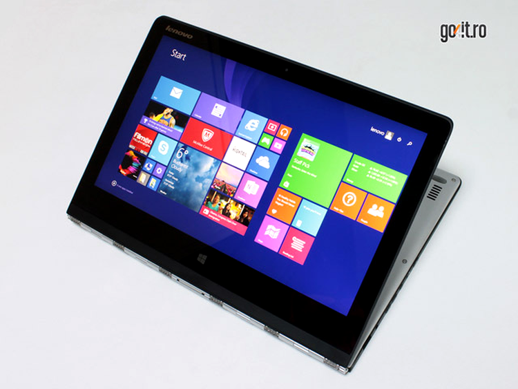 Lenovo Yoga 3 Pro-1370 - ecranul cu rezoluţie 3200x1800 pixeli
