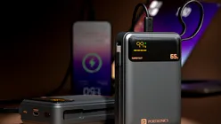 Ignis 65, bateria externă Portronics cu încărcare rapidă USB-C PD de 65W