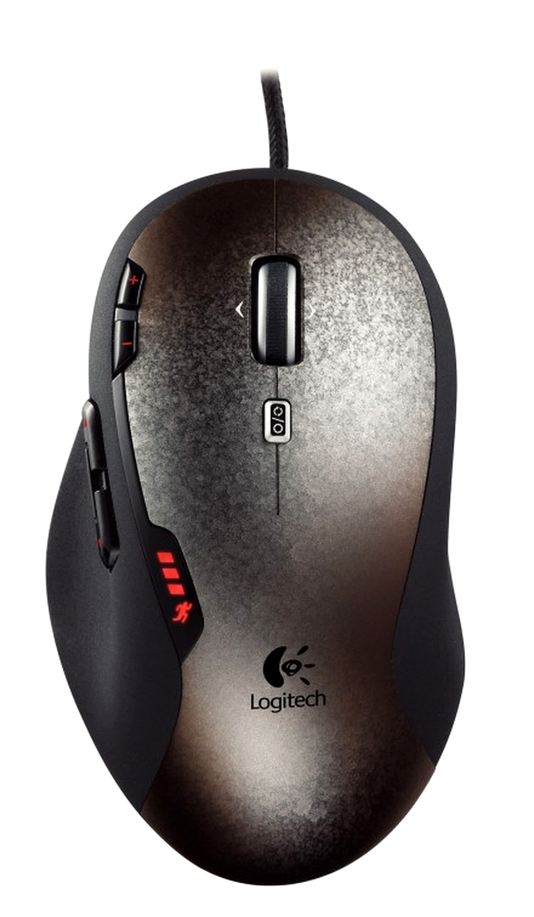 Logitech G500 cu senzor laser de 5700 DPI şi greutăţi detaşabile