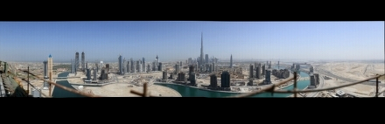 Panorama de 45 gigapixeli a oraşului Dubai