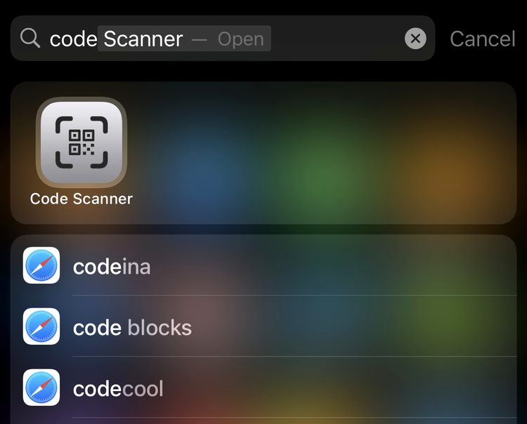 code scanner
