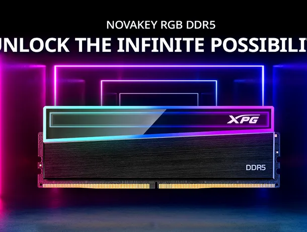 XPG NOVAKEY RGB DDR5, prima memorie de gaming din lume cu design Infinity Mirror