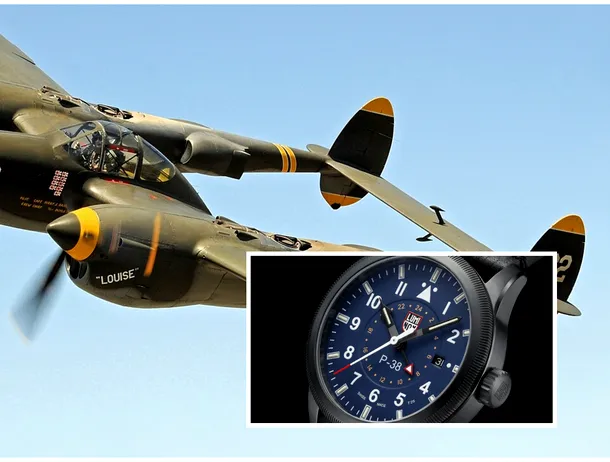 Luminox lansează seria 9520 GMT: Ceasul militar inspirat de legendarul avion de vânătoare P-38 Lightning
