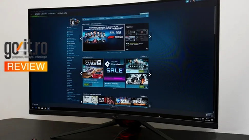 ASUS ROG Strix XG32VQ review: un monitor de gaming atrăgător, cu puţin cam multe briz-briz-uri
