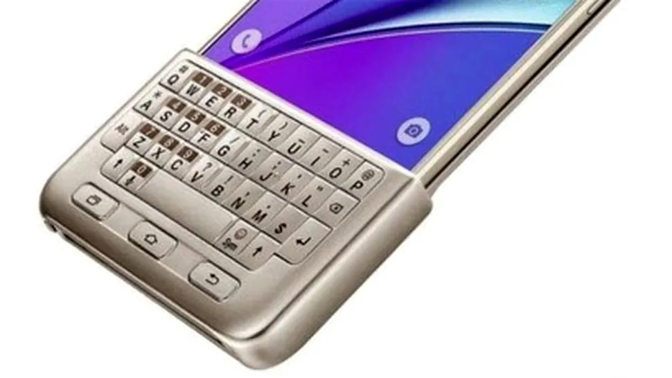 Samsung oferă o carcasă cu tastatură încorporată, compatibilă cu Galaxy Note 5, S6 Edge+, Galaxy S6 şi S6 Edge